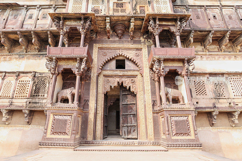 Jehangir Mahal (Orchha Fort)在Orchha，印度